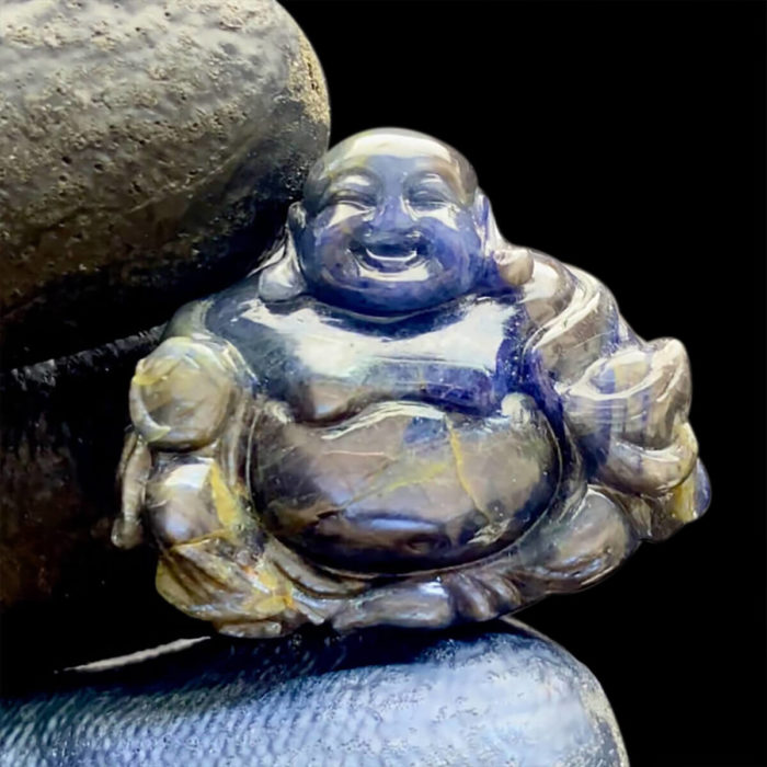 Mặt Phật Di Lặc Sapphire Xanh Hero #MSP-0903-02 1