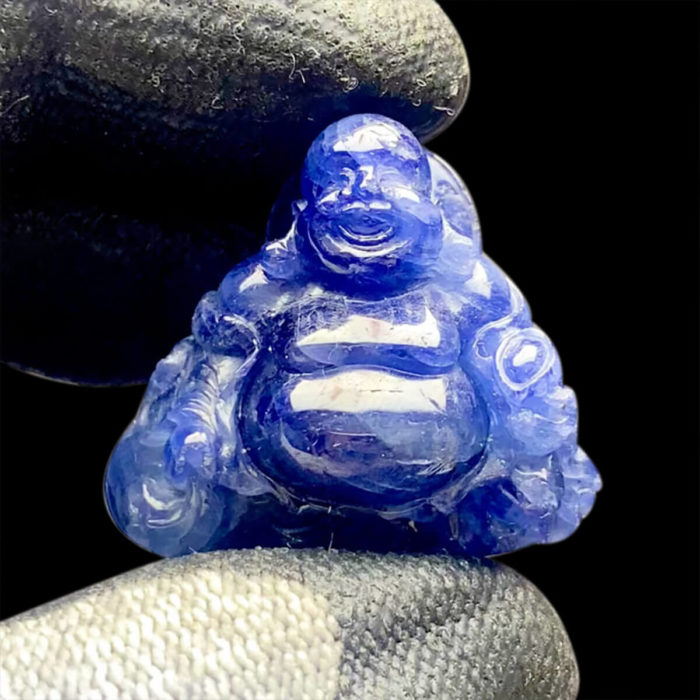 Mặt Phật Di Lặc Sapphire Xanh Hero #MSP-0903-05 1