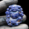 Mặt Phật Di Lặc Sapphire Xanh Hero - Tự Nhiên #MSP-1004-02 2