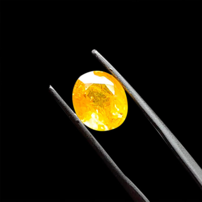 Mặt Nhẫn Đá Sapphire Vàng - Tự Nhiên #MSP-1005-02 1