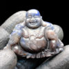 Mặt Phật Di Lặc Sapphire Xanh Hero + Xám Tự Nhiên #MSP-1007-02 2