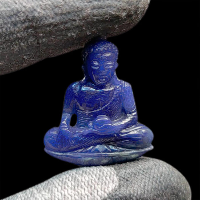 Mặt Phật A Di Đà Sapphire Xanh Hero #MSP-1007-14 1