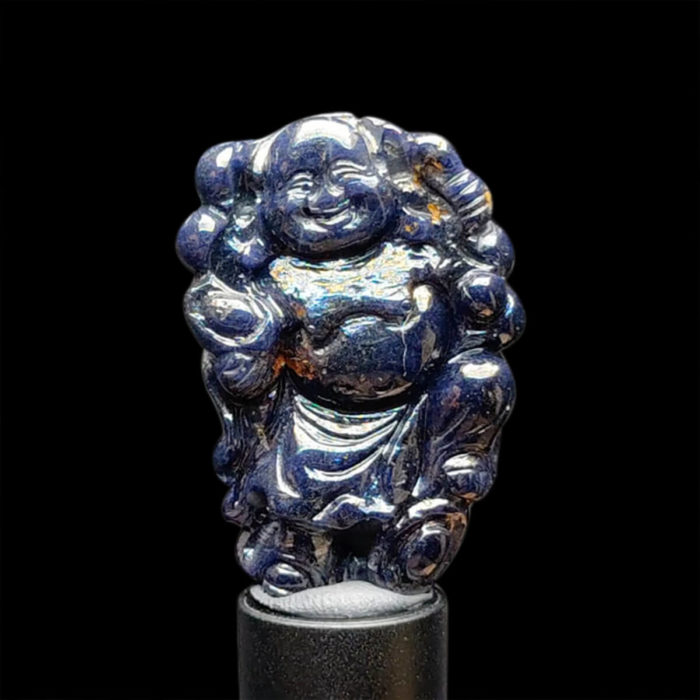 Mặt Phật Di Lặc Sapphire Xanh Hero - Tự Nhiên #MSP-1013-33 1
