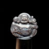 Mặt Phật Di Lặc Sapphire Xám - Tự Nhiên #MSP-1013-35 2