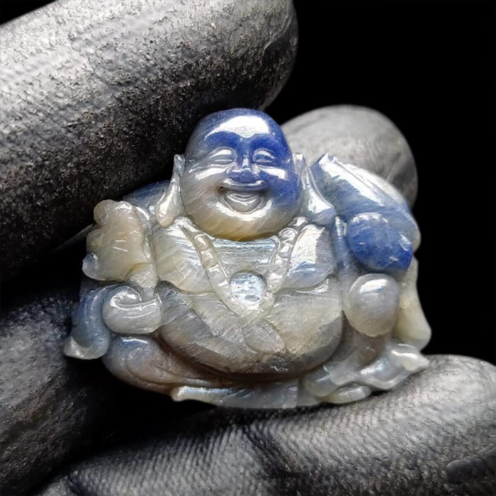 Mặt Phật Di Lặc Sapphire Yên Bái #MSP-1015-34 1