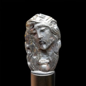 Mặt Chúa Giê Su Sapphire Đen #MSP-1024-13