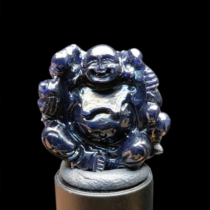 Mặt Phật Di Lặc Sapphire Xanh Hero #MSP-1024-17 1