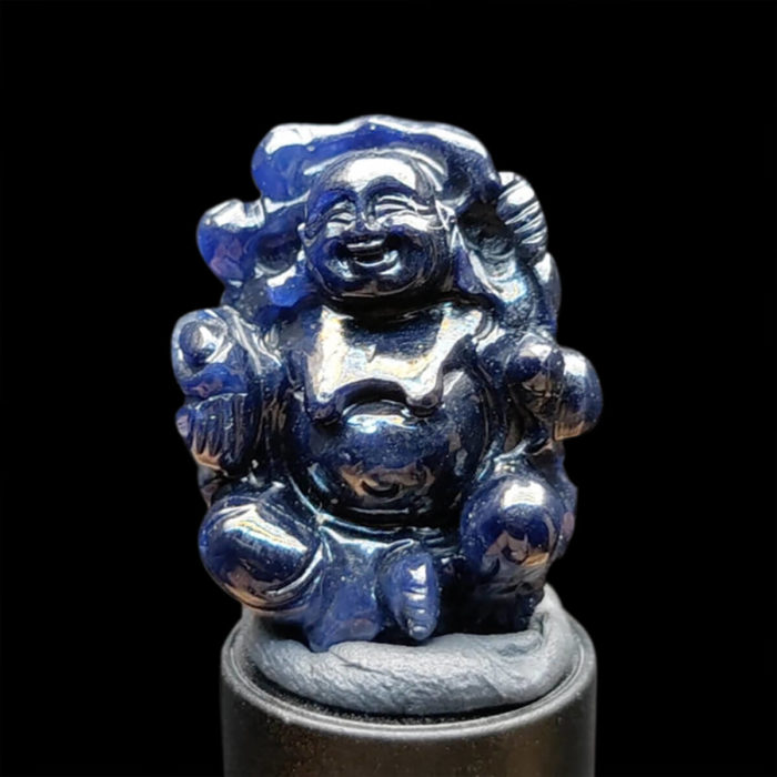 Mặt Phật Di Lặc Sapphire Xanh Hero #MSP-1024-19 1