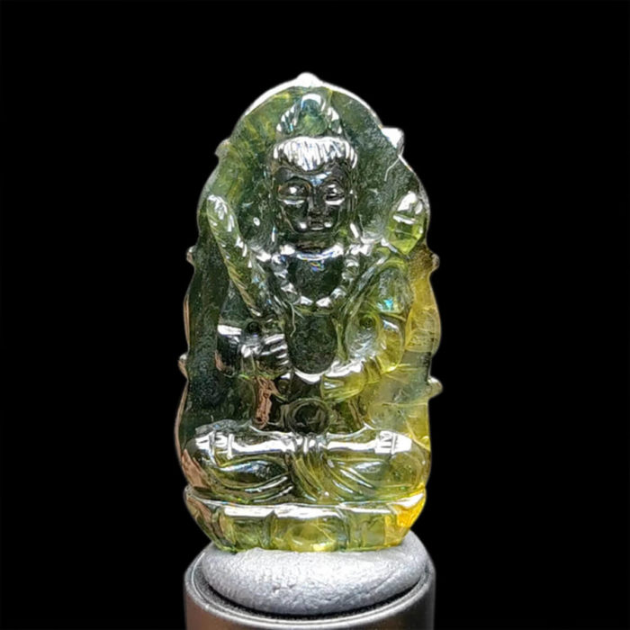 Mặt Phật Hư Không Tạng Bồ Tát Sapphire Xanh #MSP-1024-24 1