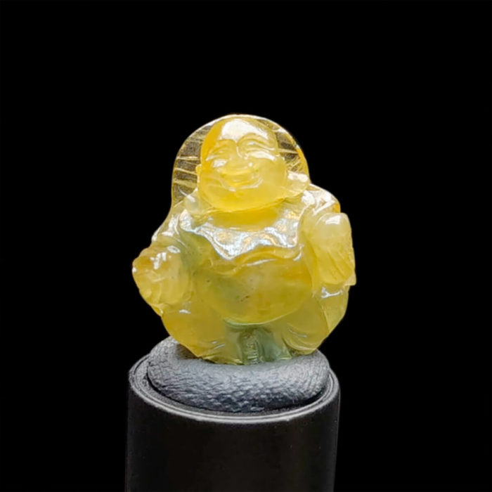 Mặt Phật Di Lặc Sapphire Vàng Xanh #MSP-1024-26 1