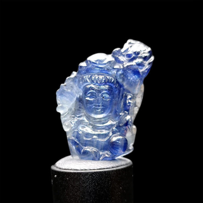 Mặt Phật A Di Đà Sapphire Xanh Hero #MSP-1025-21 1