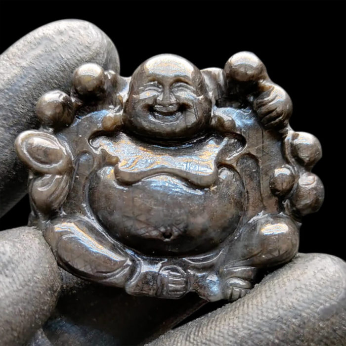 Mặt Phật Di Lặc Sapphire Sao Xám #MSP-1111-03 1