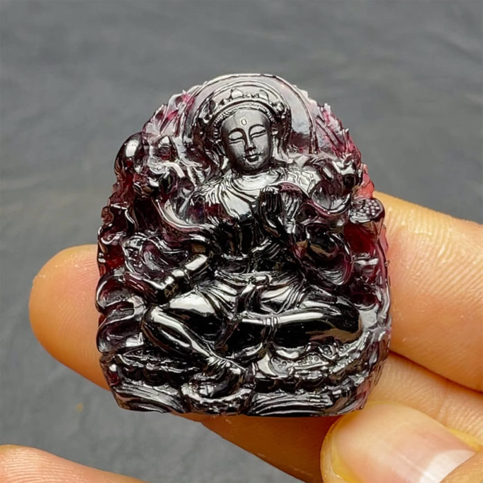 Mặt Phật Tara - Garnet Lục Yên #MGN-210125-01 1