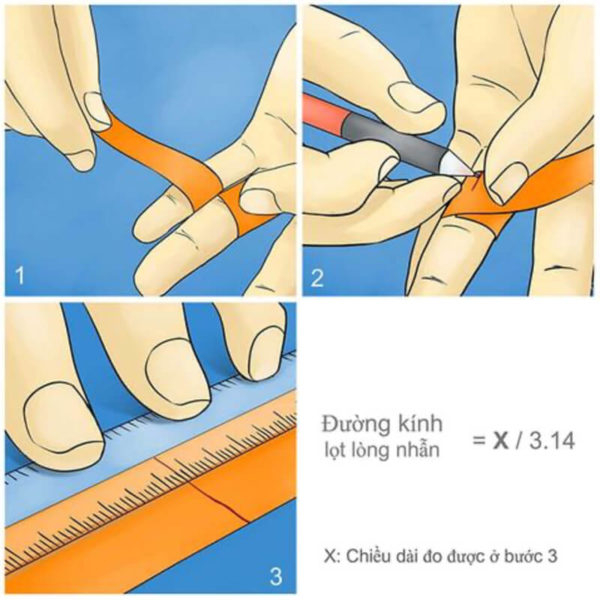 Cách đo Ni Nhẫn - How to find your Ring Size 11