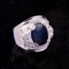Nhẫn Nam - Bạc - Đá Sapphire Phan Thiết Tự Nhiên #NSP-210626-06 2