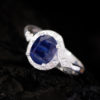 Nhẫn Nữ - Bạc - Đá Sapphire Xanh Tự Nhiên #NSP-210630-03 2