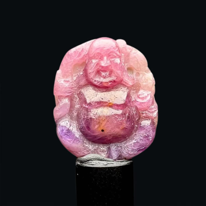 Mặt Phật Di Lặc - Đá Ruby + Sapphire #MRB-210727-08 1