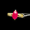 Nhẫn Nữ - Vàng 14K - Đá Ruby Lục Yên Tự Nhiên #NRB-210728-02 3