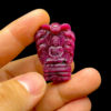Mặt Tâm Phật Tâm Xà - Đá Ruby Huyết Tự Nhiên #MRB-211115-02 3