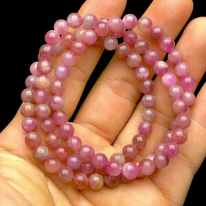 Vòng tay - Đá Tourmaline Hồng #VTML-211126-02