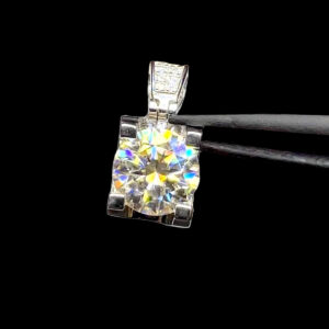 Mặt dây - Bạc - Kim Cương Moissanite #MMOI-220818-01