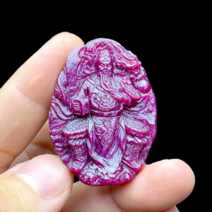 Mặt Quan Thánh Đế Quân – Đá Ruby Huyết Kính Tự Nhiên #MRB-220810-04