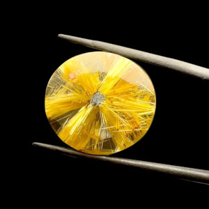 Mặt dây chuyền - Thạch Anh Tóc Vàng Hoa Thị #MTV-220818-01