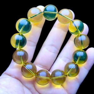 Vòng Tay Đá Hổ Phách Dominica Tự Nhiên #VHP-220810-01