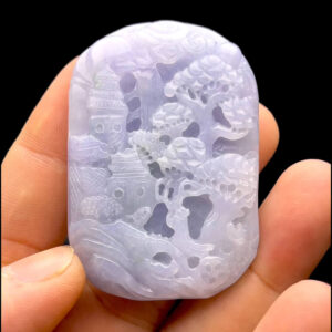 Mặt Phong Cảnh - Cẩm Thạch Tử La Lan - Chuẩn A #MCTA-220905-01