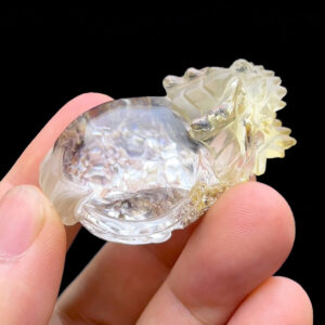 Mặt Long Quy - Đá Thạch Anh Ưu Linh #TAUL-220905-01