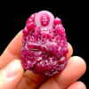 Mặt Quan Âm Tự Tại - Đá Ruby Huyết Kính #MRB-230204-02 2