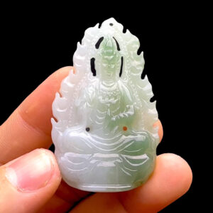 Mặt Quan Thế Âm Bồ Tát - Đá Cẩm Thạch - Chuẩn A #MCTA-230314-02