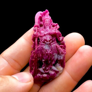 Mặt Quan Thánh Đế Quân – Đá Ruby Tự Nhiên #MRB-230414-06