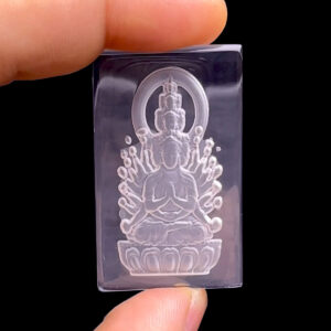 Mặt Thiên Thủ Thiên Nhãn – Đá Thạch Anh Trắng #MTAT-230418-01