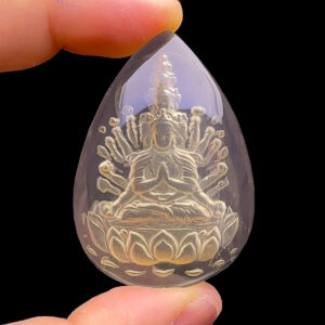 Mặt Thiên Thủ Thiên Nhãn - Đá Thạch Anh Vàng #MTAV-230501-08