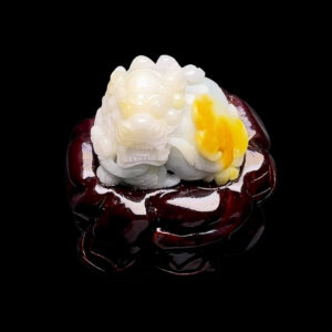 Mặt Tỳ Hưu Tài Lộc - Đá Cẩm Thạch Chuẩn A #MCTA-230601-03