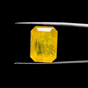 Mặt Nhẫn - Đá Sapphire Vàng Tự Nhiên #MSP-230507-01