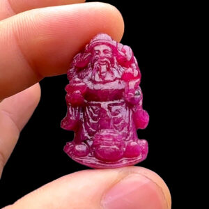 Mặt Thần Tài - Đá Ruby Tự Nhiên #MRB-230603-04