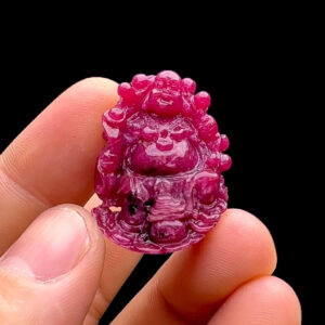 Mặt Phật Di Lặc - Đá Ruby Tự Nhiên #MRB-230604-03