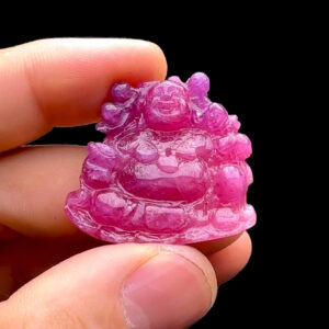 Mặt Phật Di Lặc - Đá Ruby Tự Nhiên #MRB-230604-04