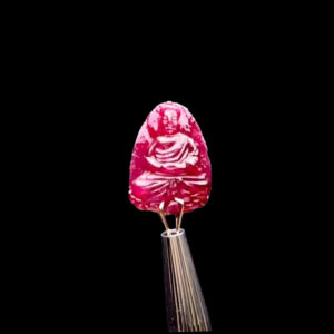 Mặt Phật Thích Ca Mâu Ni - Đá Ruby Lục Yên Tự Nhiên #MRB-230806-05