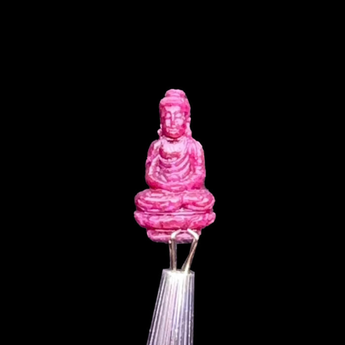 Mặt Phật A Di Đà - Đá Ruby Tự Nhiên #MRB-230904-05