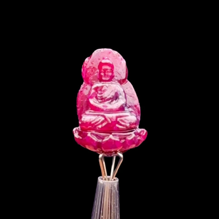 Mặt Phật A Di Đà - Đá Ruby Tự Nhiên #MRB-230905-01 1