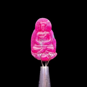 Mặt Phật A Di Đà - Đá Ruby Tự Nhiên #MRB-230905-02