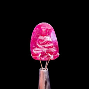 Mặt Phật A Di Đà - Đá Ruby Tự Nhiên #MRB-230905-03