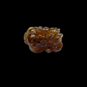 Mặt Cụ Tỳ Hưu Tài Lộc - Đá Tourmaline Lục Yên #MTM-230809-02