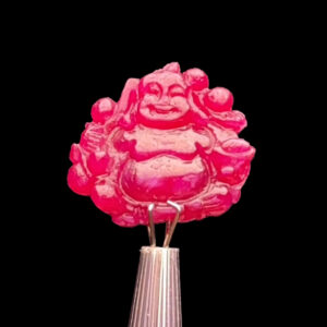 Mặt Phật Di Lặc - Đá Ruby Huyết Tự Nhiên #MRB-230906-04