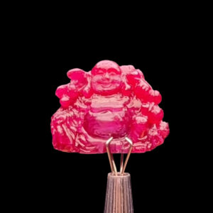 Mặt Phật Di Lặc - Đá Ruby Huyết Tự Nhiên #MRB-230907-05