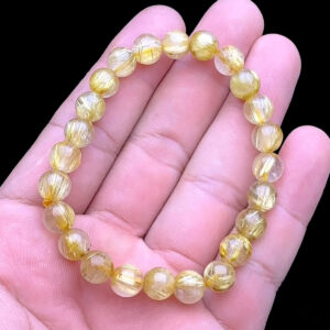 Vòng tay - Thạch Anh Tóc Vàng Bã Mía #VTV-231004-04