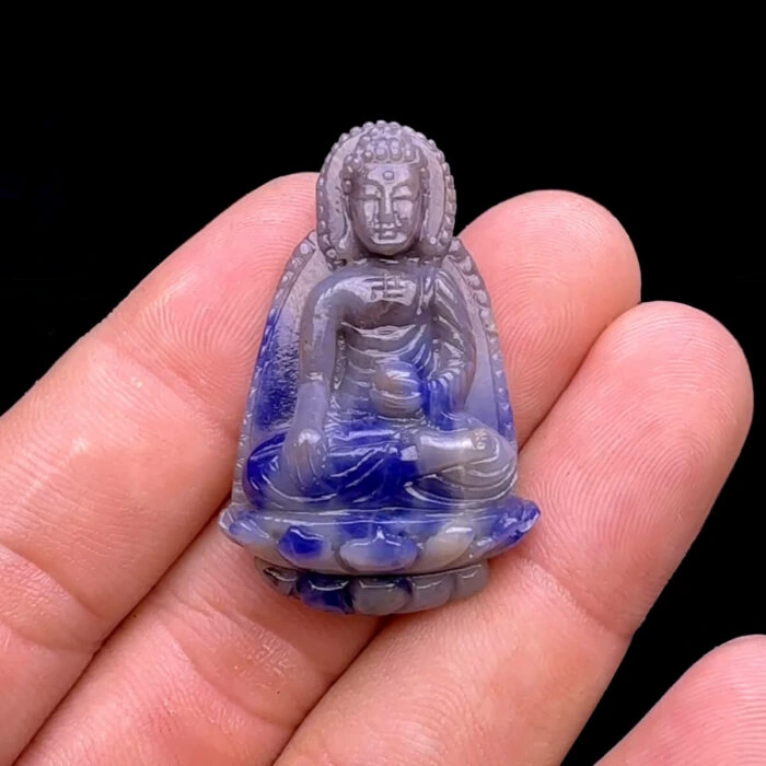 Mặt Phật A Di Đà - Đá Sapphire Tự Nhiên #MSP-231108-01 1